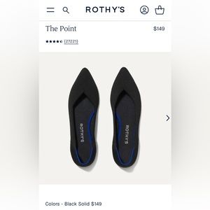 Rothy’s The Point Black 10